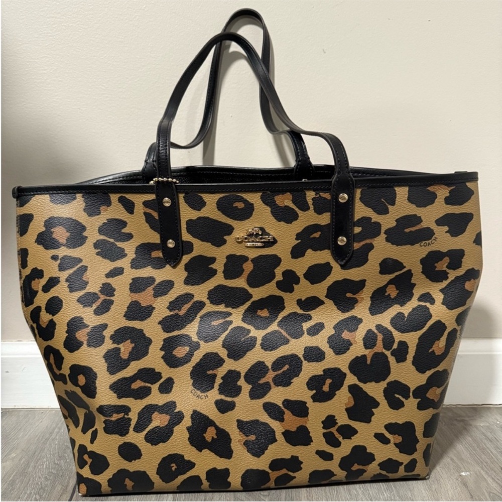 Leopard Print Tote Bag